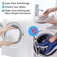 Vista 5 de GOGOODA - 2 bolsas de malla para lavandería multiusos, para zapatos, tenis, zapatos planos, etc.