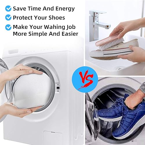 Miniatura 5 de GOGOODA - 2 bolsas de malla para lavandería multiusos, para zapatos, tenis, zapatos planos, etc.