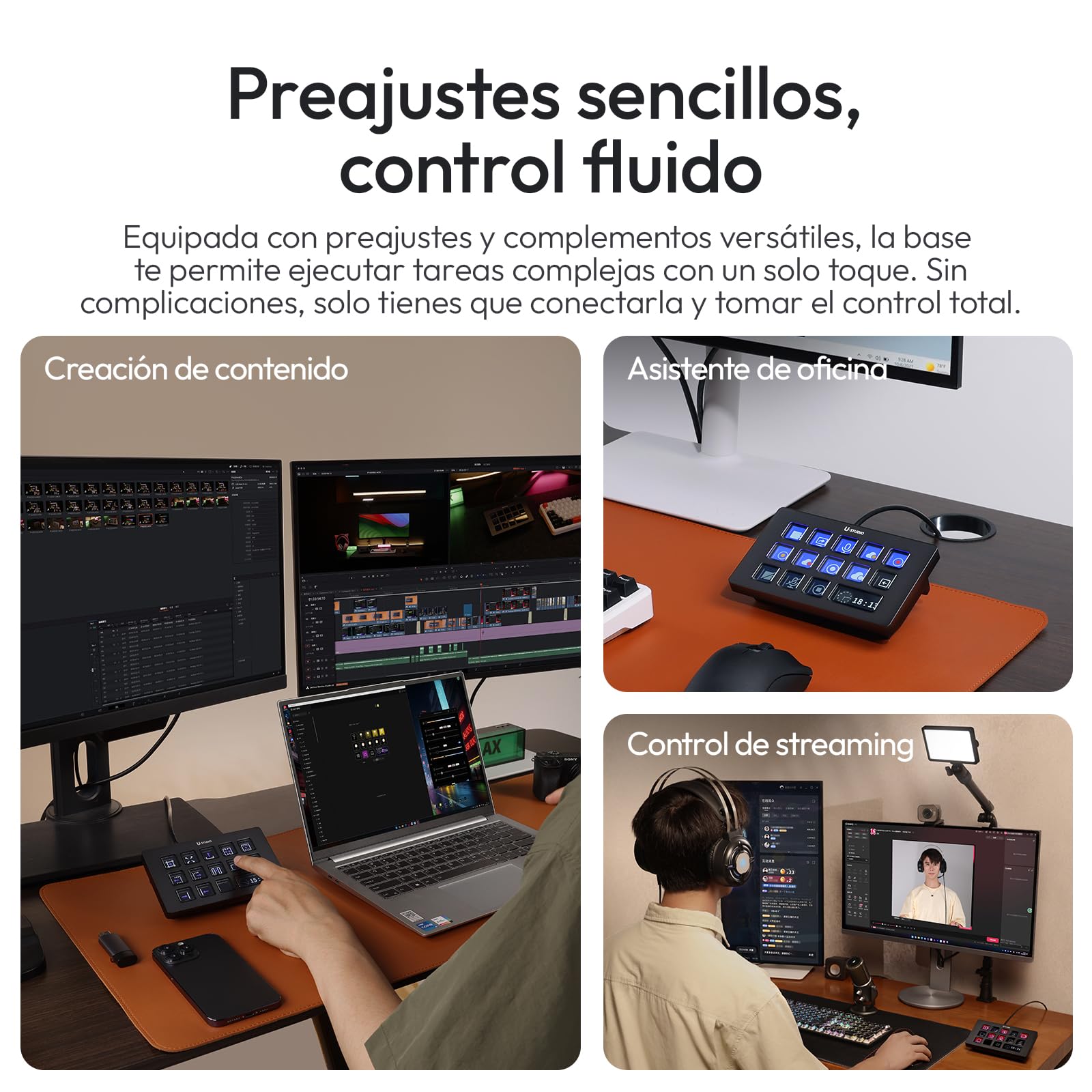 Amazon.co.jp: Ulanzi D200H Stream Deck Dock ストリームデッキ A044