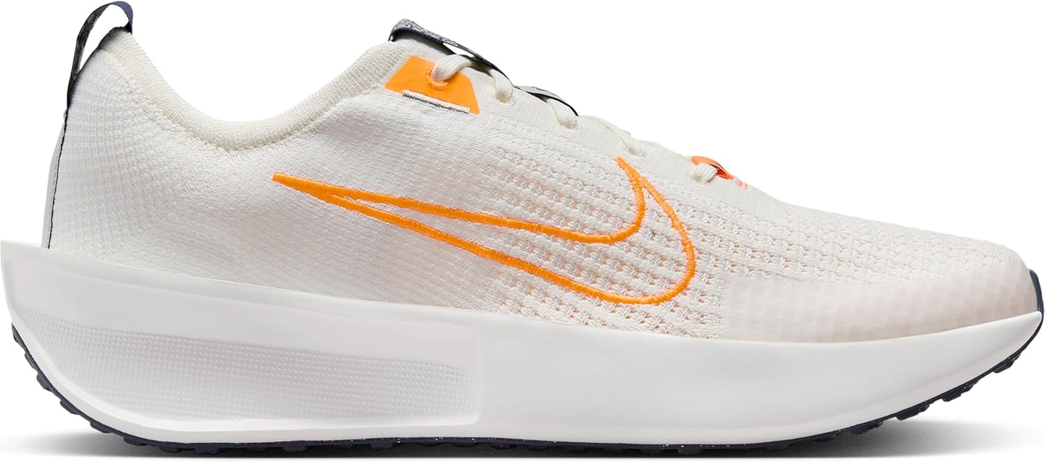 Nike Men Running Shoes, SAIL/TOTAL ORANGE-PLATINUM TINT, 8 UK