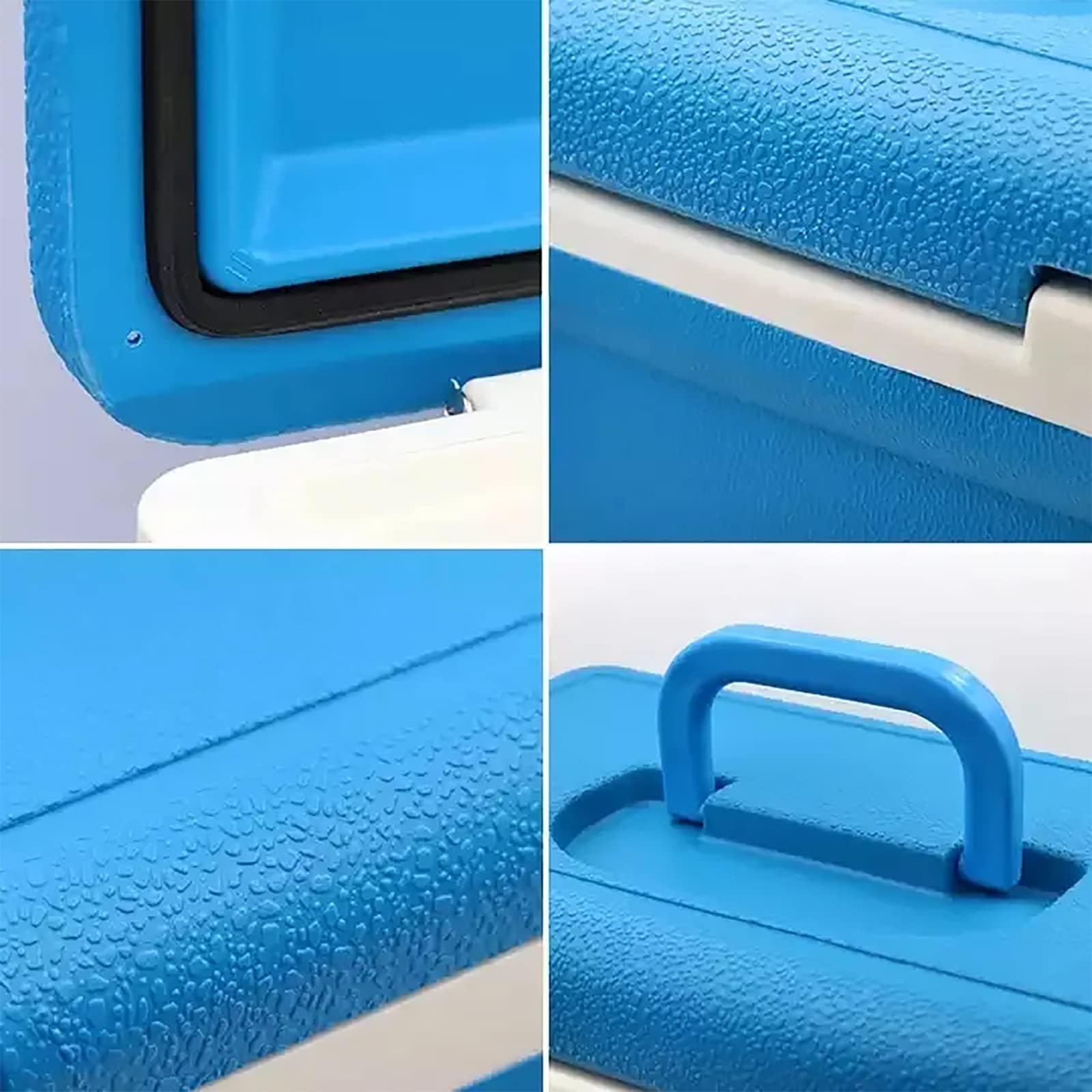 Bolsa térmica médica aislada de 12 litros, portador de vacunas a prueba de fugas con cajas de hielo, transporte portátil de muestras biológicas for espermatozoides y medicamentos - Correa