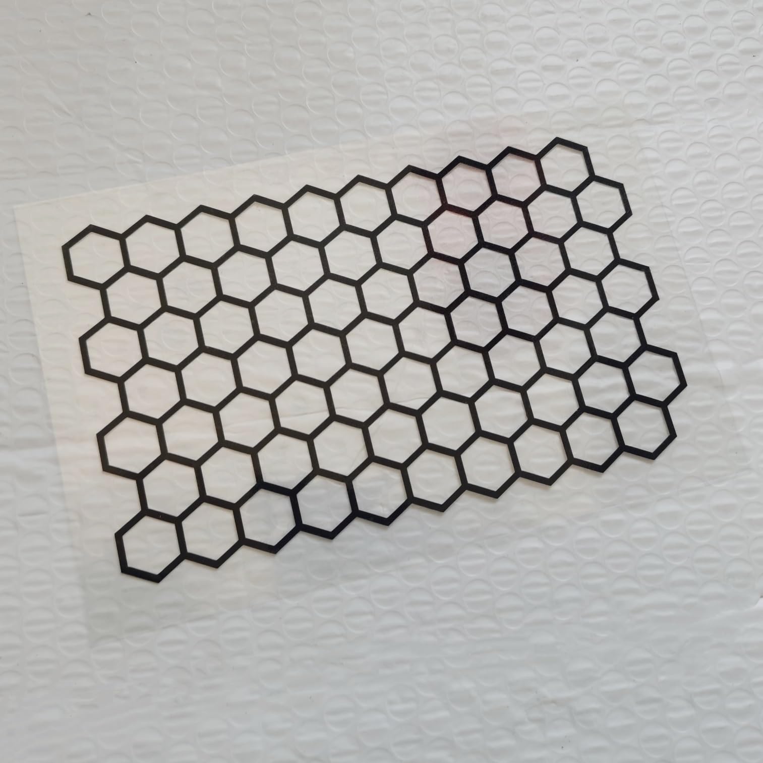 HAfgDJ Motorcycle Stickers Modification Waterproof Honeycomb Reflective Helmet Decal