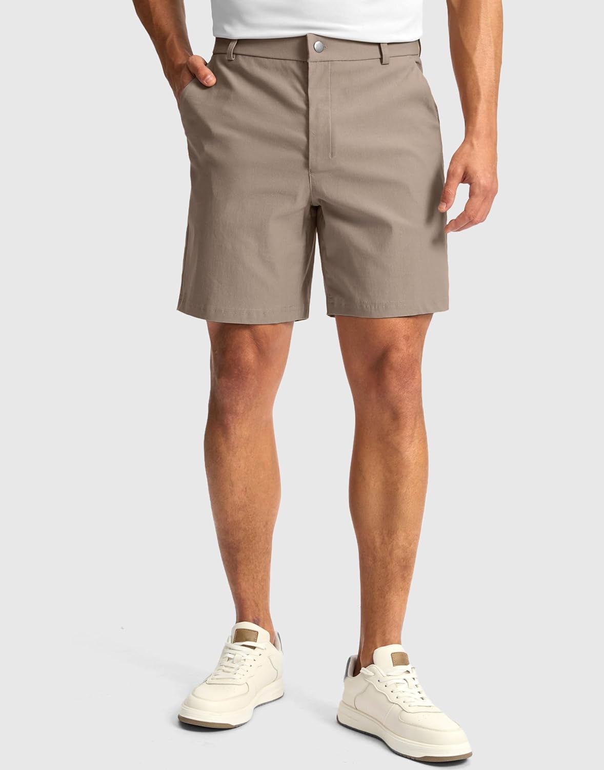 G Gradual Men's Golf Dress Shorts 5"/ 7"/ 9" Stretch Casual Work Flat Front Shorts for Men with 3 Pockets Quick Dry
