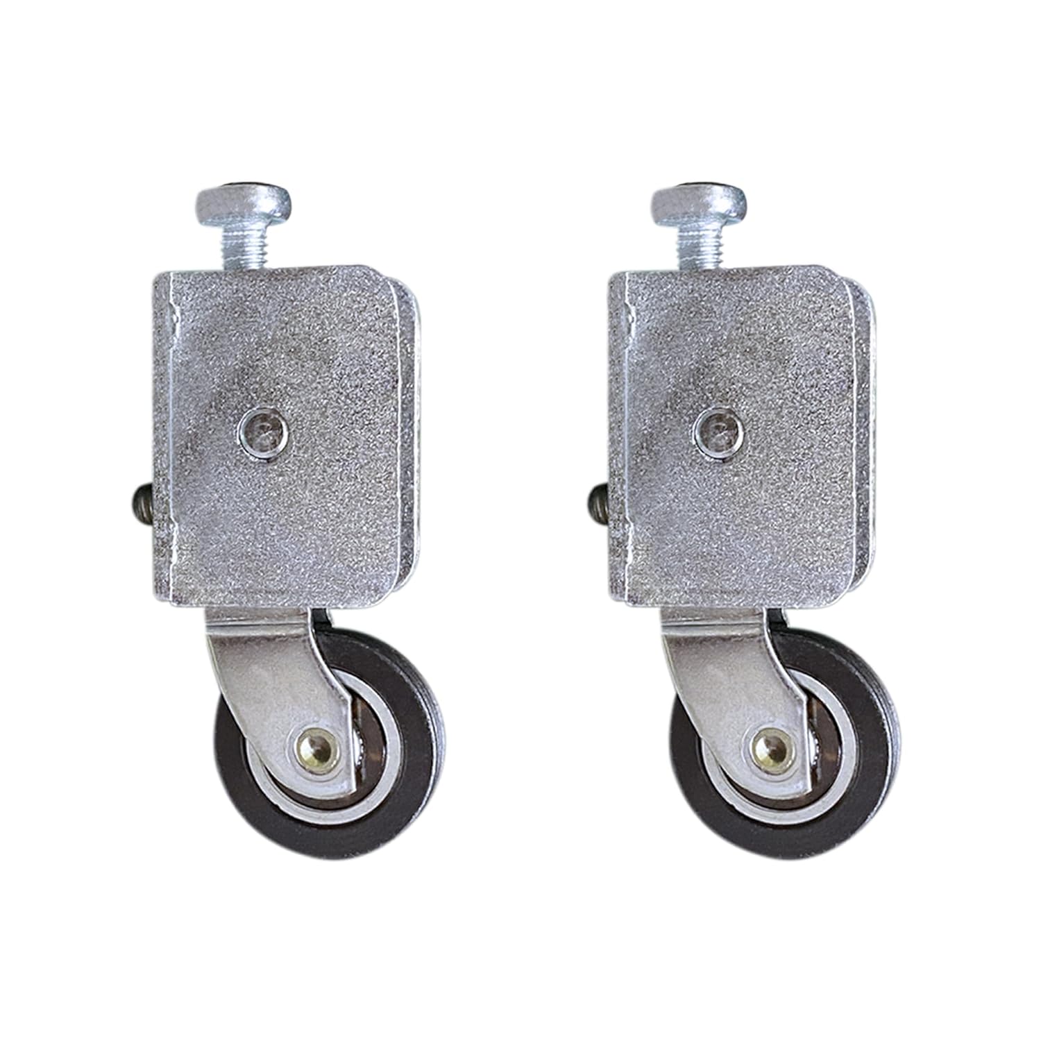 MICEL - 91896 - Inasa 300 Adjustable Bearing for Sliding Window, with Housing and Wheel, Pack of 2 Units, Steel, Zinc Finish, 57 x 12 x 25 mm