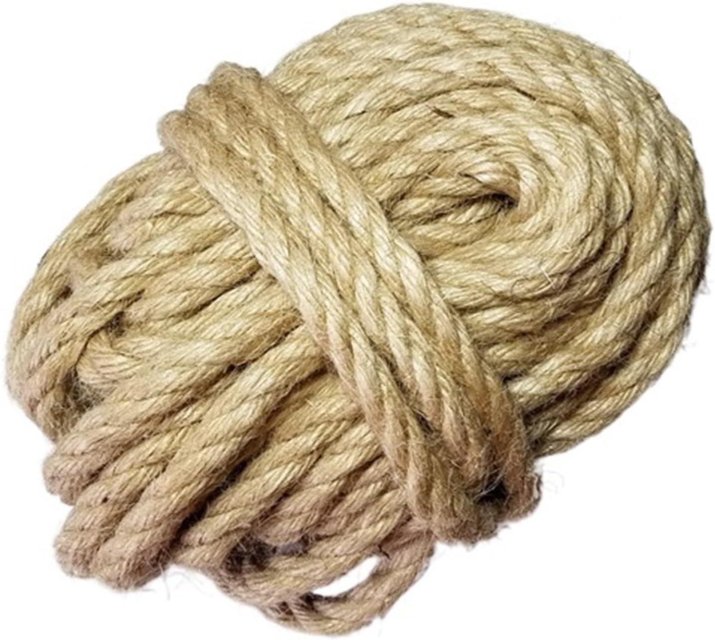 Thickened Natural Jute Rope 10m/roll Wrapped lace Rope for Decoration DIY(4mm)