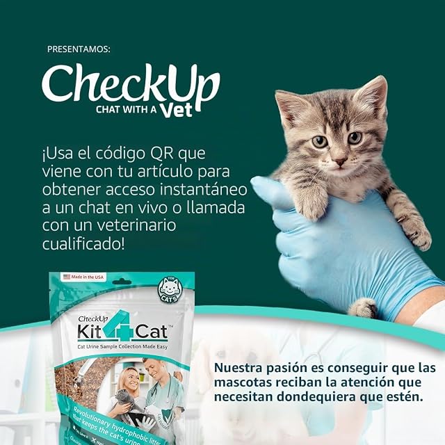 Foto 7 de 8 de Kit4Cat Kit de recolección de muestras de orina de Gato de 2 Libras, 1 Bolsa