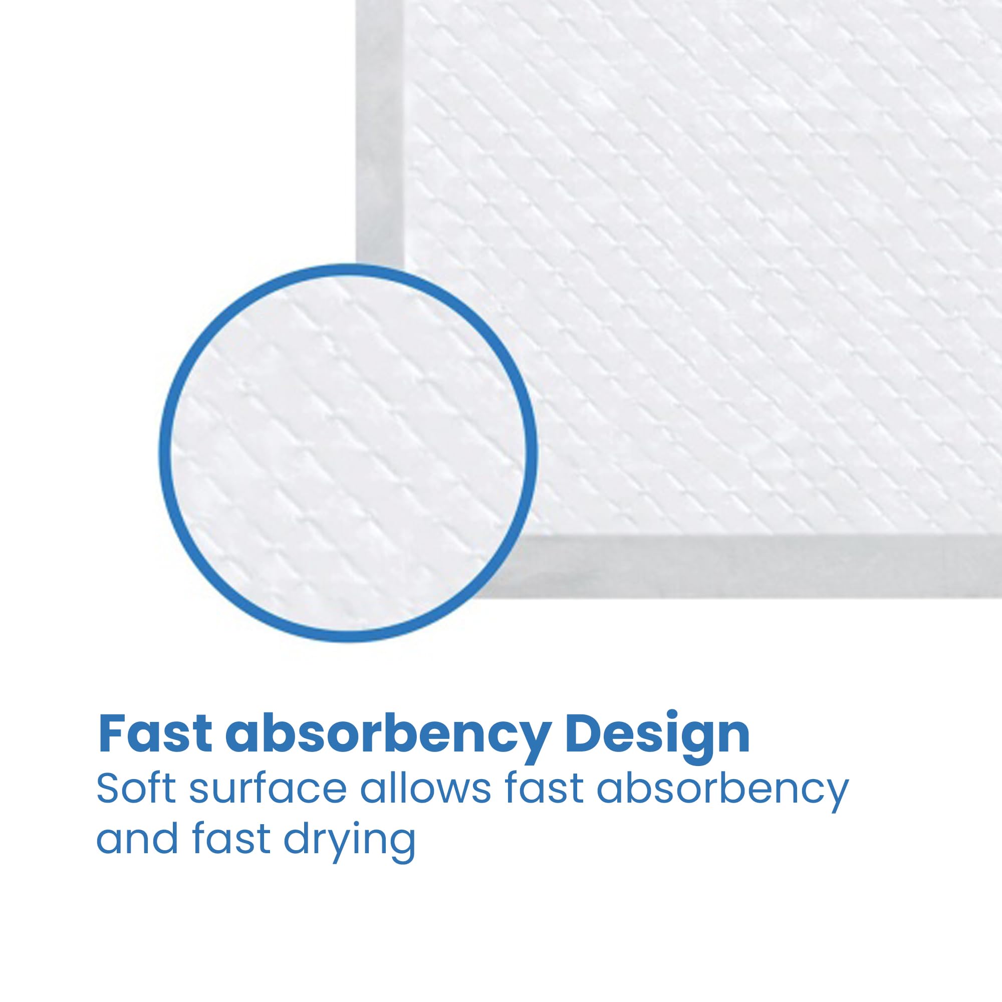 Dog and Puppy Training Pads - Leakproof 5-Layer Design Large Puppy Pads - Non Slip 𝐃𝐨𝐠 𝐌𝐚𝐭, White, Pack of 20 - Image 2