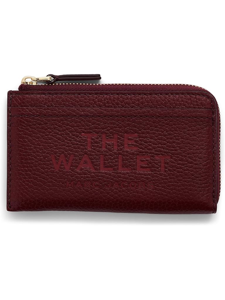 Red Marc Jacobs The Leather Top Zip Multi Wallet
