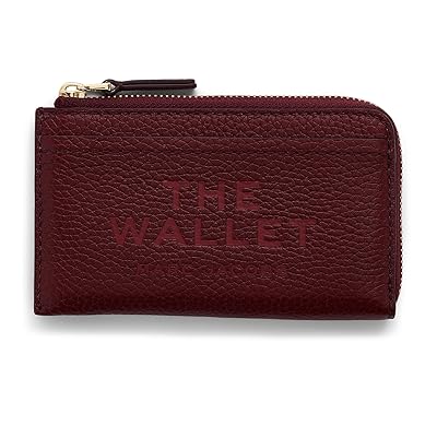 Marc Jacobs The Leather Top Zip Wallet Wallet Women