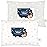KeaBabies 2-Pack Toddler Pillow 13x18 - Soft Organic Cotton Kids Travel Bed Pillows for Sleeping, School, Nap, Machine Washable, Toddlers 2 to 5, Pillowcase Sold Separately (Wild Horns)