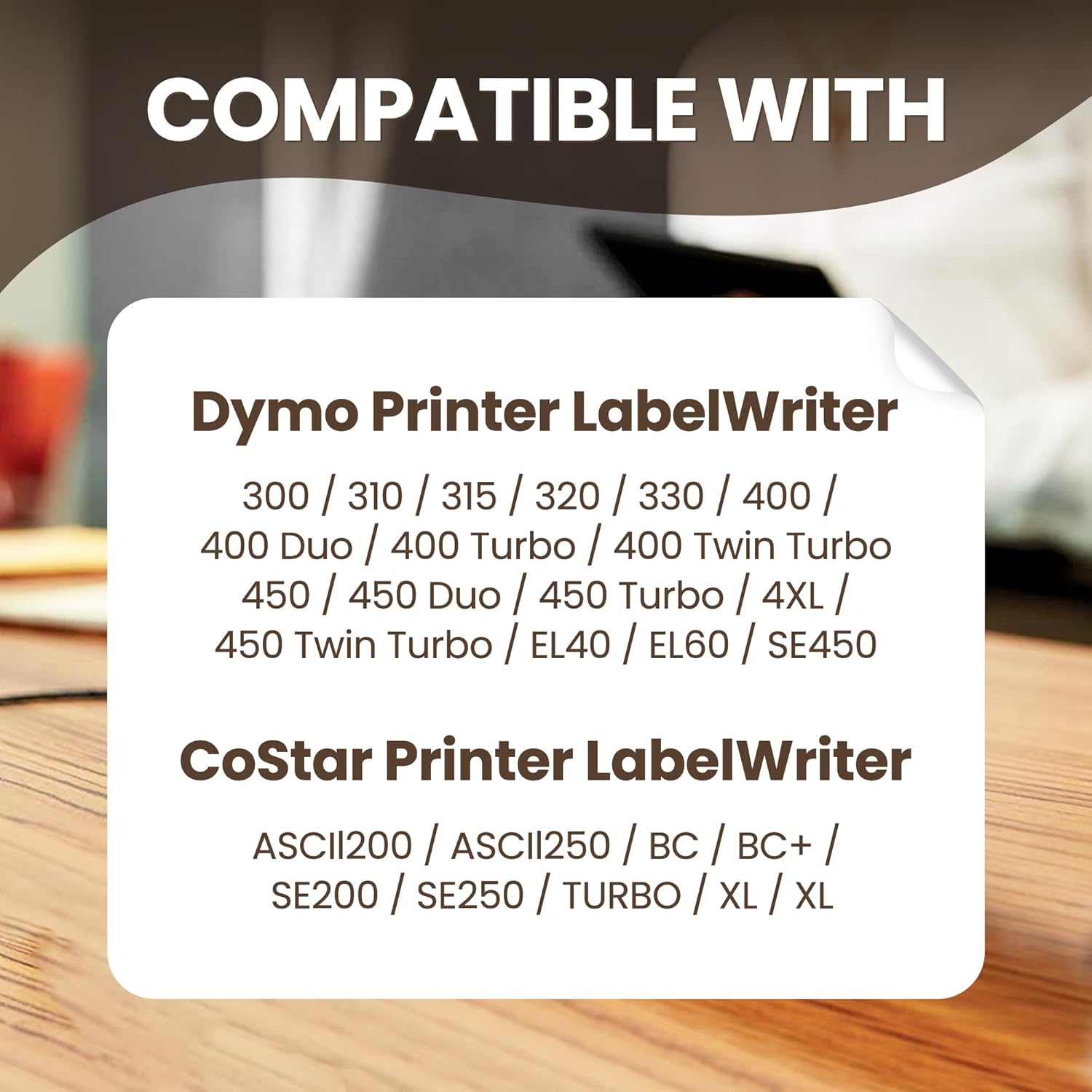 LotFancy 2-5/16" x 4” Thermal Labels Compatible with DYMO Labelwriter 30256, Shipping Labels (10 Rolls, 300 Label/Roll), Address Barcode Postage Multipurpose, 4XL Rollo & Zebra Desktop Printers