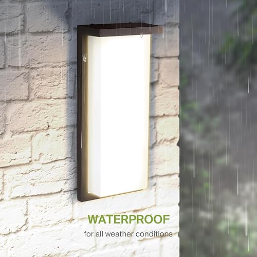 Miniatura 6 de ASD Lámpara LED de pared de montaje empotrado de 14 pulgadas  20 W, 1900 lúmenes, 3000 K-5000 K, 120 V, 3CCT, regulable, impermeable, certificación