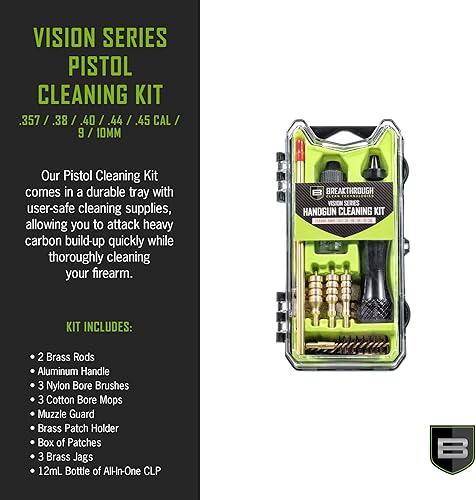 Vista 36 de Breakthrough Clean Technologies - Kit universal de limpieza de pistolas para el cuidado y mantenimiento de rifles, escopetas, pistolas y pistolas