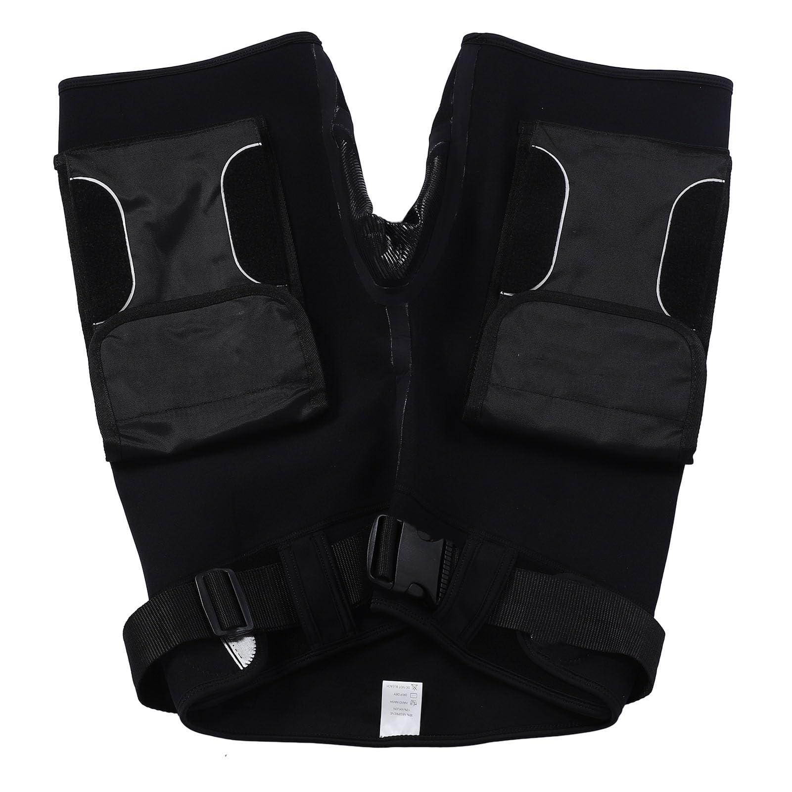 aqxreight 3mm Neoprenowe Spodenki Techniczne z Kieszeniami Elastyczny Kombinezon z Wysokim Stanem Spodenki do Nurkowania Surfing Snorkeling Kajakarstwo Czarny