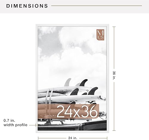 Vista 79 de MCS Gallery Foundation - Marco de póster, marco de fotos para arte de pared, negro, 16 x 20 pulgadas, individual