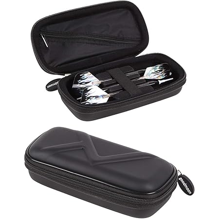 Amazon Goodmoon ダーツケース 収納 ケース シャフト フライト チップ マイダーツがすべて入る 大容量 ブラック ケース ホルダー 通販