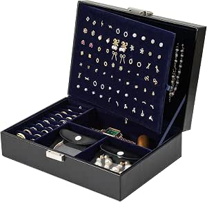 ProCase Jewelry Box Organizer for Women, Upgraded Jewelry Case with 8 ...