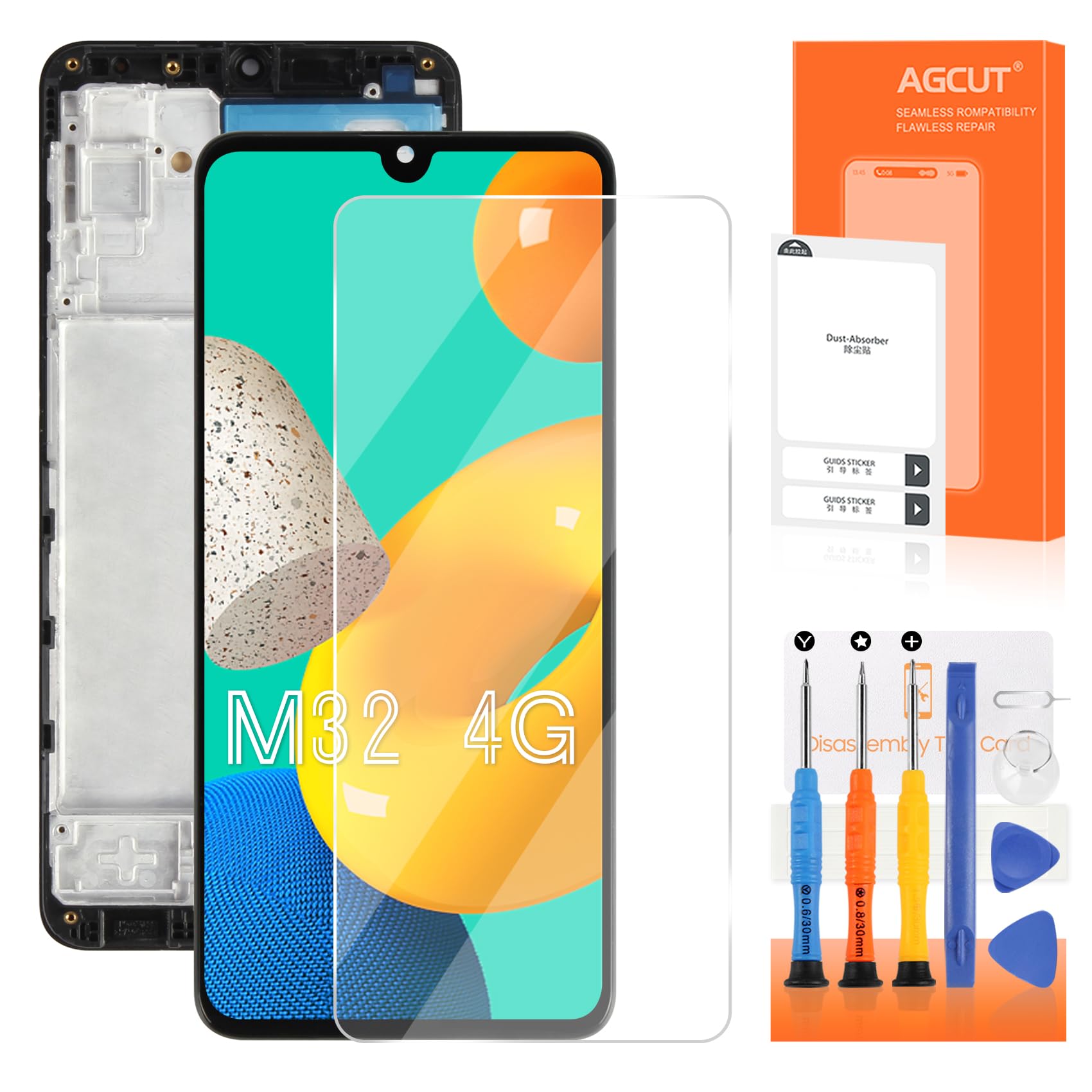 Amazon.com: OLED for Samsung Galaxy M32 4G Screen Replacement for