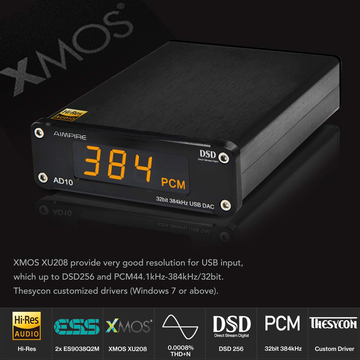 Amazon.co.jp: USBデスクトップDACデコーダー - オーディオアンプ DAC