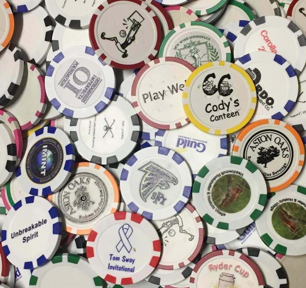 Fichas de Poker Sobreproducidas y Mal Impresas 100 Unidades
