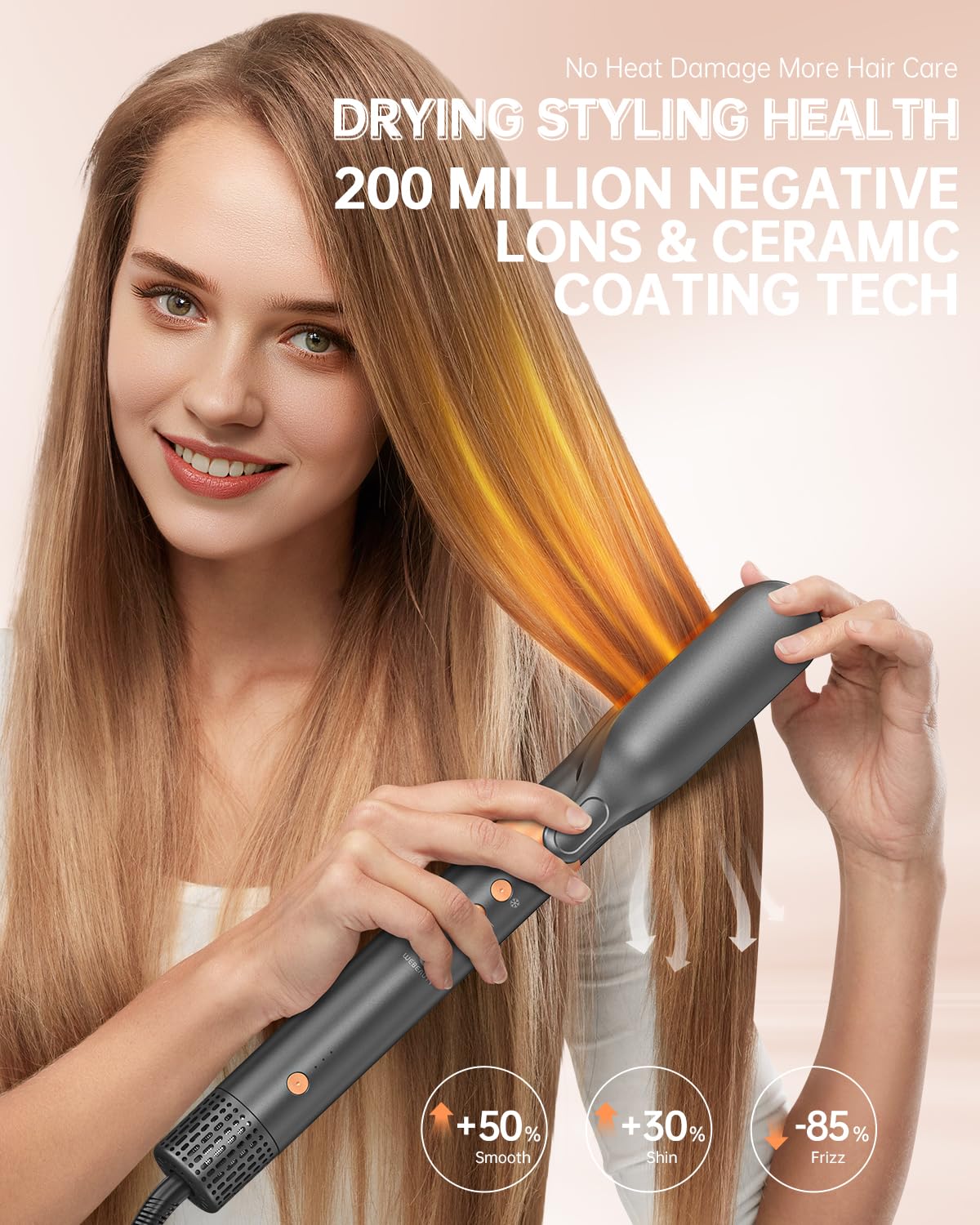 Amazon.com : Hair Dryer Brush Air Styler: Dual Voltage 7 in 1