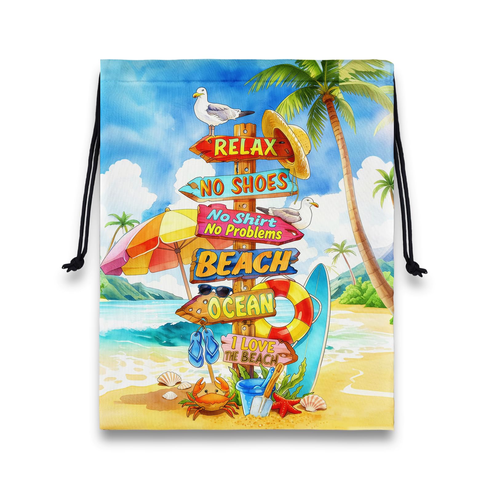 Beach Grip Bag for Gymnasts Drawstring Small Athlete Bag for Vacation