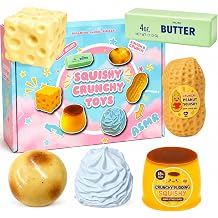 6PCS Crunchy Squishy Box Mystery Fun Asmr Feel Set 6pcs B