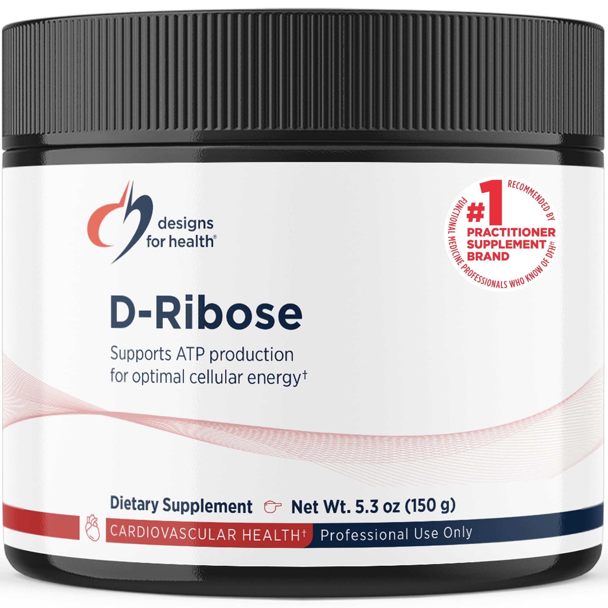 Designs for Health D-Ribose Powder - 5000mg Pure D-Ribose Supplement - May Support Athletes, Workouts, Energy + Muscles - Non-GMO Drink Mix Powder, No Added Sugar (30 Servings / 150g)