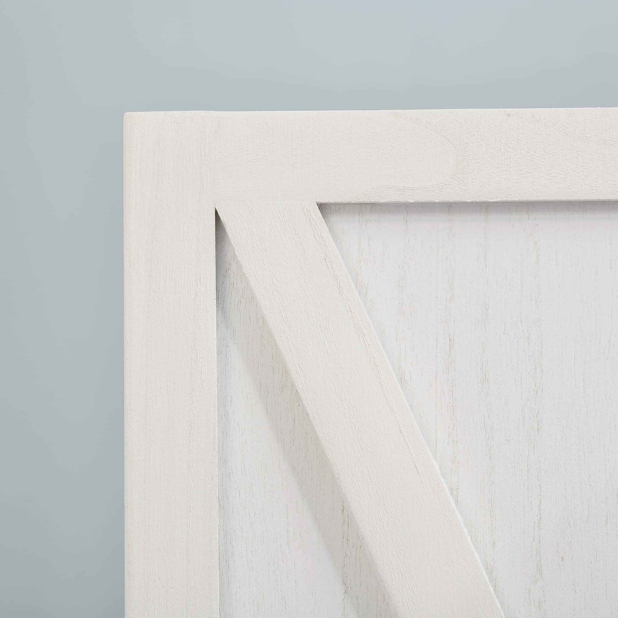 HOMCOM Paravent Intérieur 4 Panneaux 182L x 170H cm Campagnard Chic Blanc