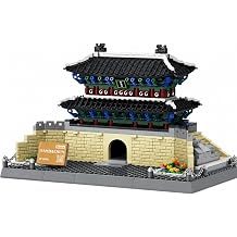 900Pcs The Namdaemun Gate Seoul South Korea Building Set World Landmark Architecture Model Collectible Toy for Kids and Adults