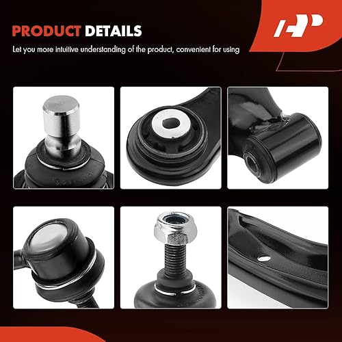 Miniatura 9 de A-Premium Kit de suspensión delantera, brazo de control inferior, barra estabilizadora delantera, compatible con Mazda 2 2011 2012 2013 2014