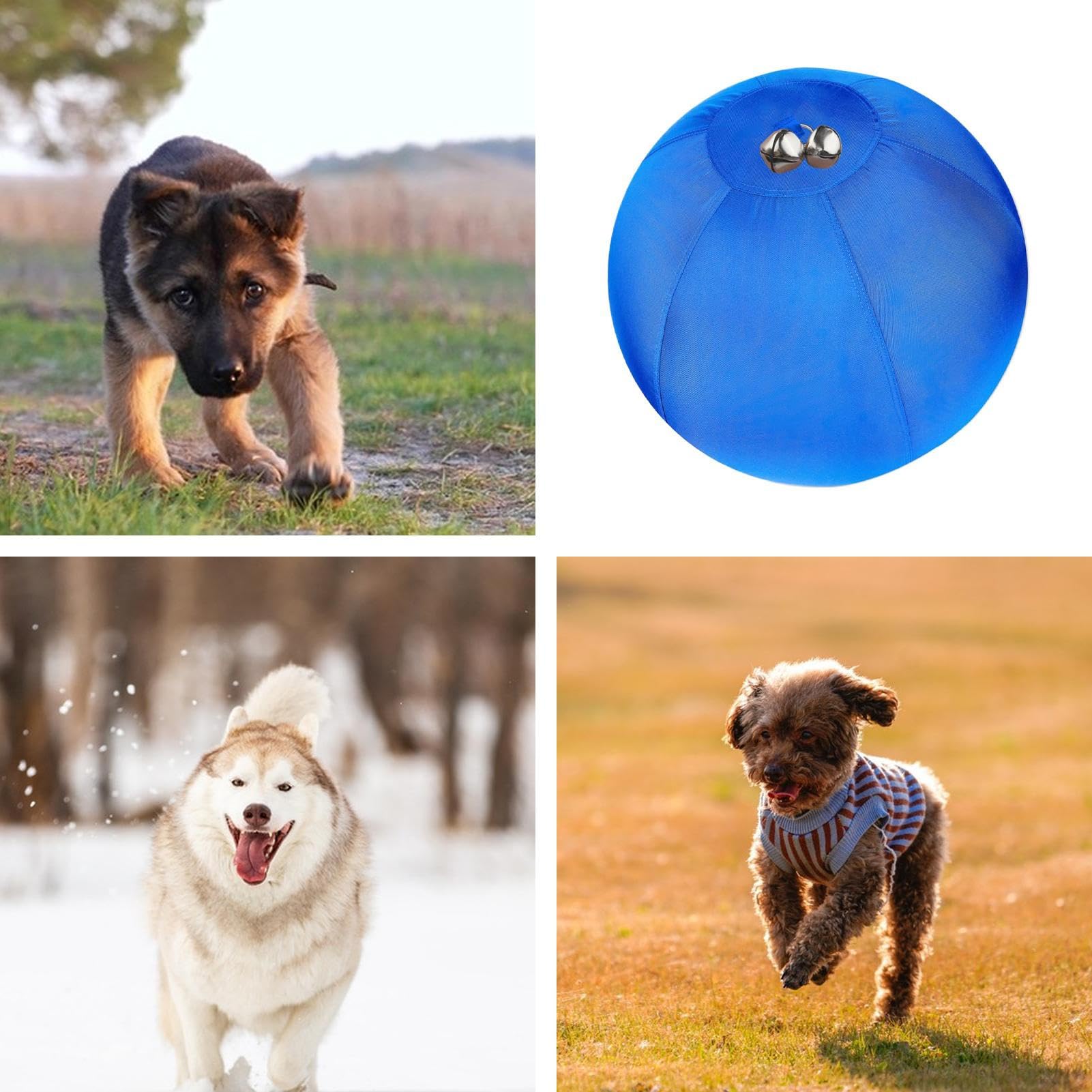 Pelota de Pastoreo para Perros Juguete de Mordedor y Compañero de Agilidad | Entrenador Exterior para Perros para Mascotas Aburridas en Parque, Jardín, Patio, Sala de Estar