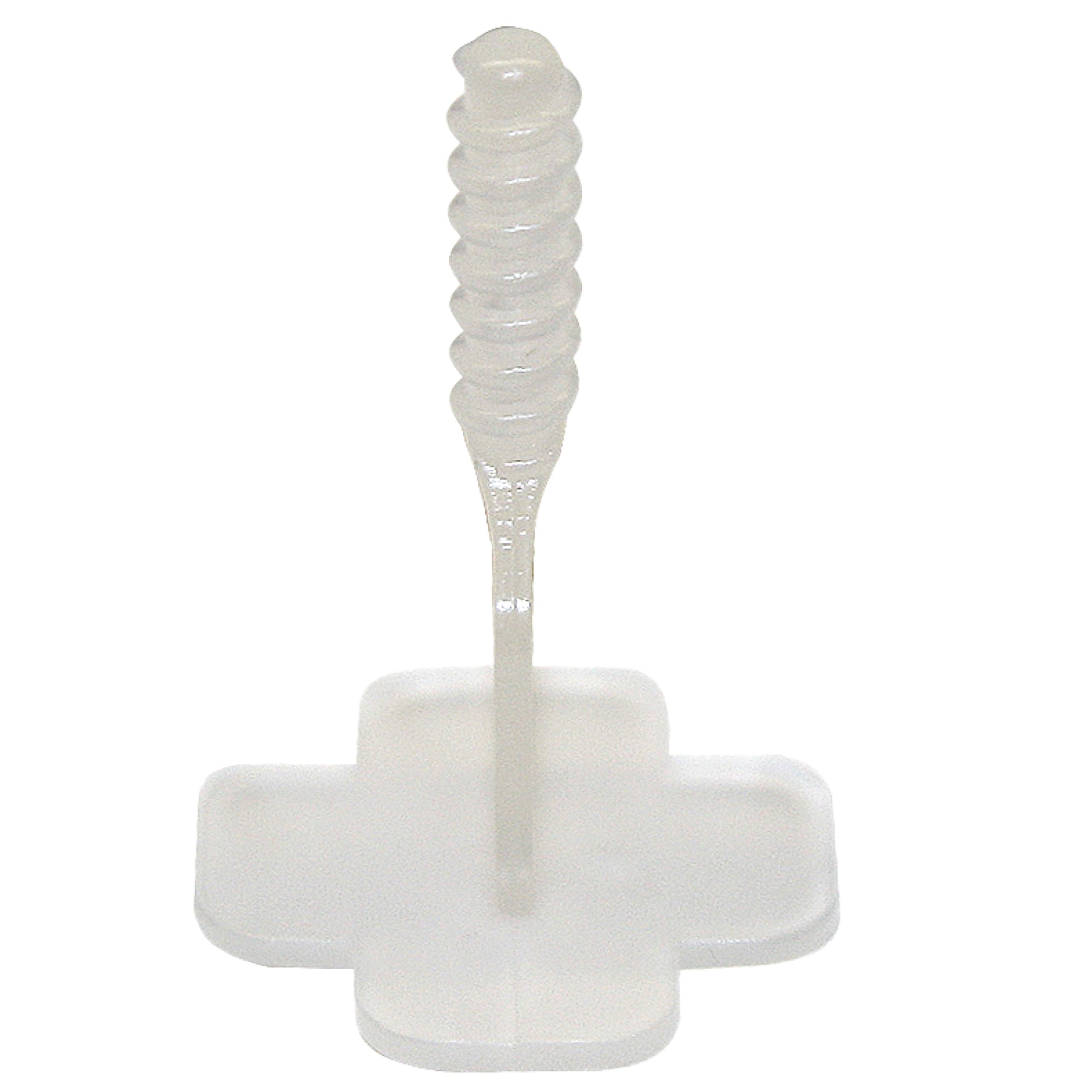 Karl Dahm Separador de Baldosa Roscado Tipo Base, Set para Juntas de 2mm, 2.500 piezas Transparentes I Clip Roscado para Nivelación de Azulejos I Asistencia Profesional para Colocar Azulejos – 12457