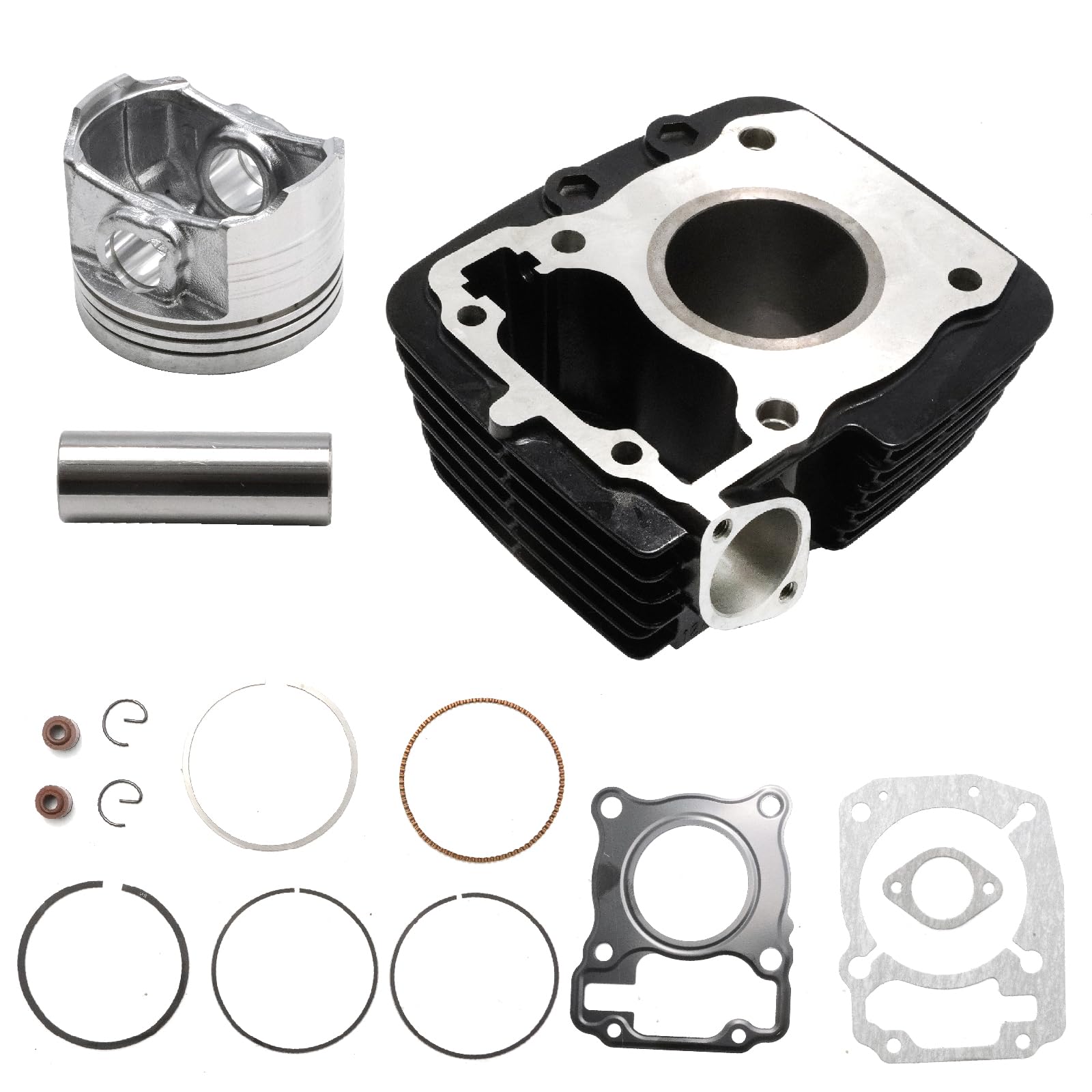 Juego de anillos de pistón de cilindro de 125 cc y 52,4 mm, repuesto para Honda CB125F GLR125 2014-2020