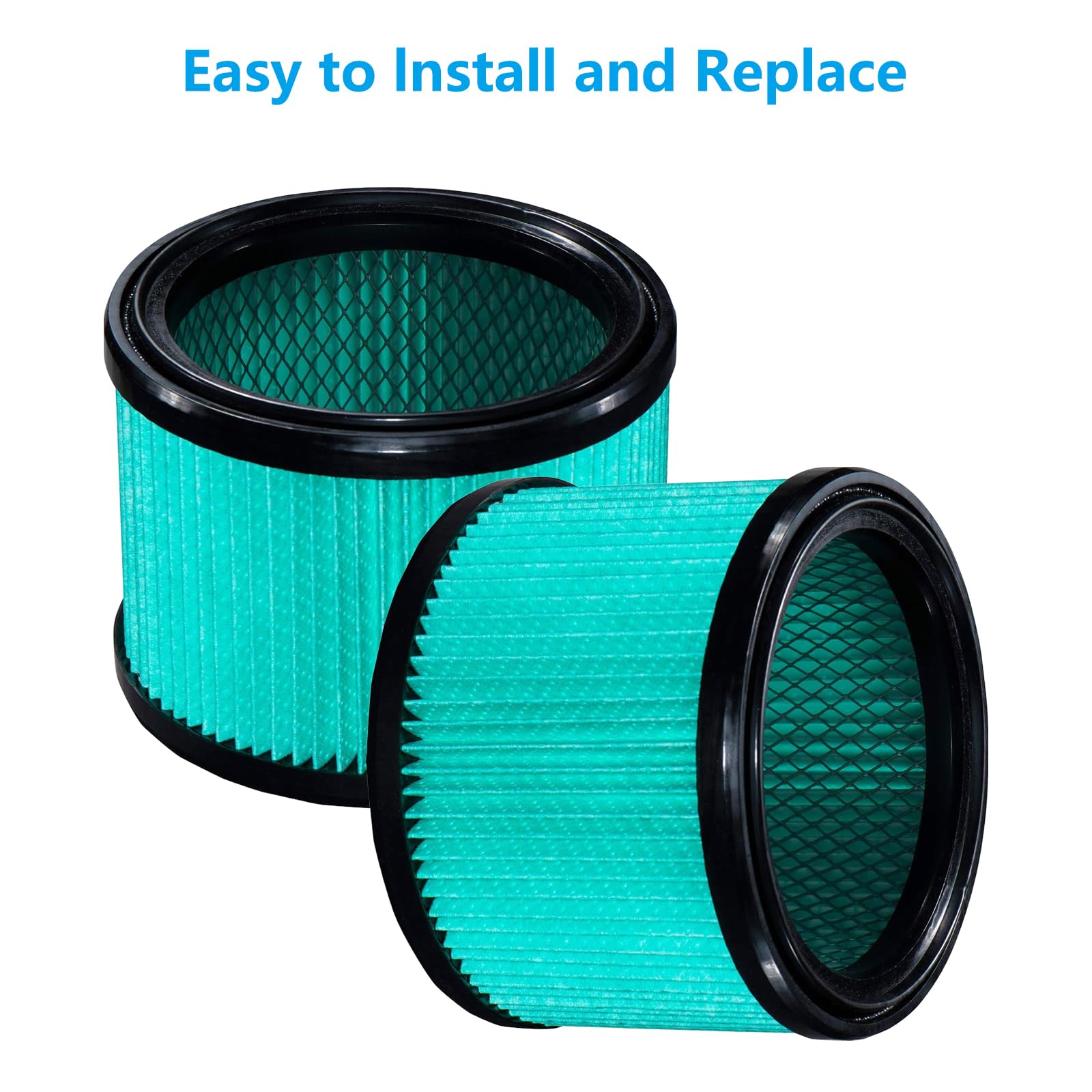 Accessori filtro per aspirapolvere Bosch Professional a umido e secco GAS 12-25 PL e GAS 15 PS filtri di ricambio (2 pezzi)