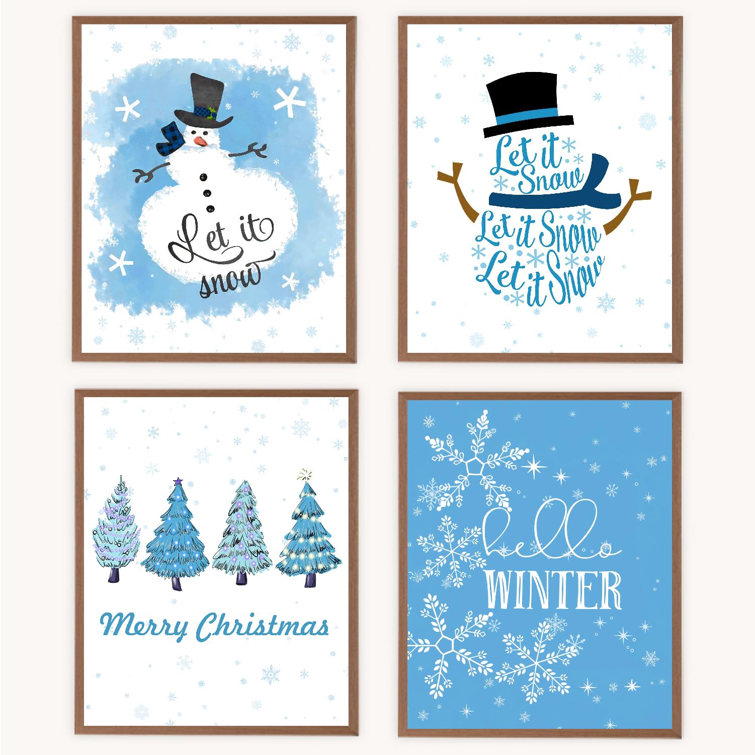 Amazon.com: VNWEK Winter Wall Art,Blue Christmas Decor,Hello Winter Snowman Snowflakes Merry Christmas Poster Wall Art Prints Wall Decor,Unframed 8x10 Set of 4: Posters & Prints amazon-com-vnwek-winter-wall-art-blue-christmas-decor-hello-winter-snowman-snowflakes-merry-christmas-poster-wall-art-prints-wall-decor-unframed-8x10-set-of-4-posters-prints