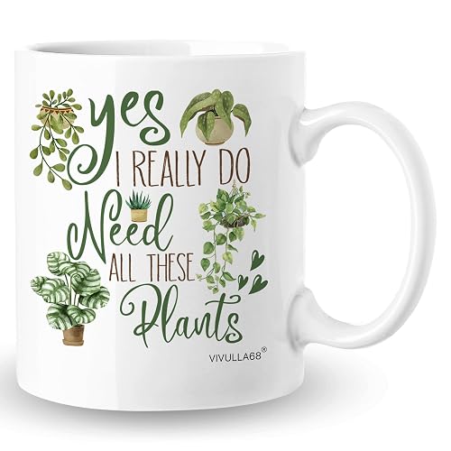 Plant Mug for Plant Lovers - Gardening Coffee Cup for