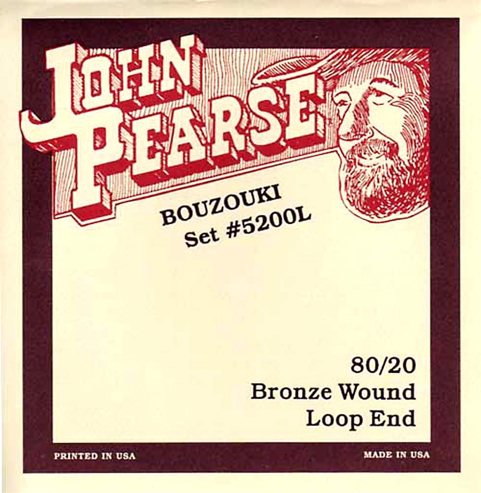 John Pearse JP Irish, Light, Loop Strings for Bouzouki (5200L)