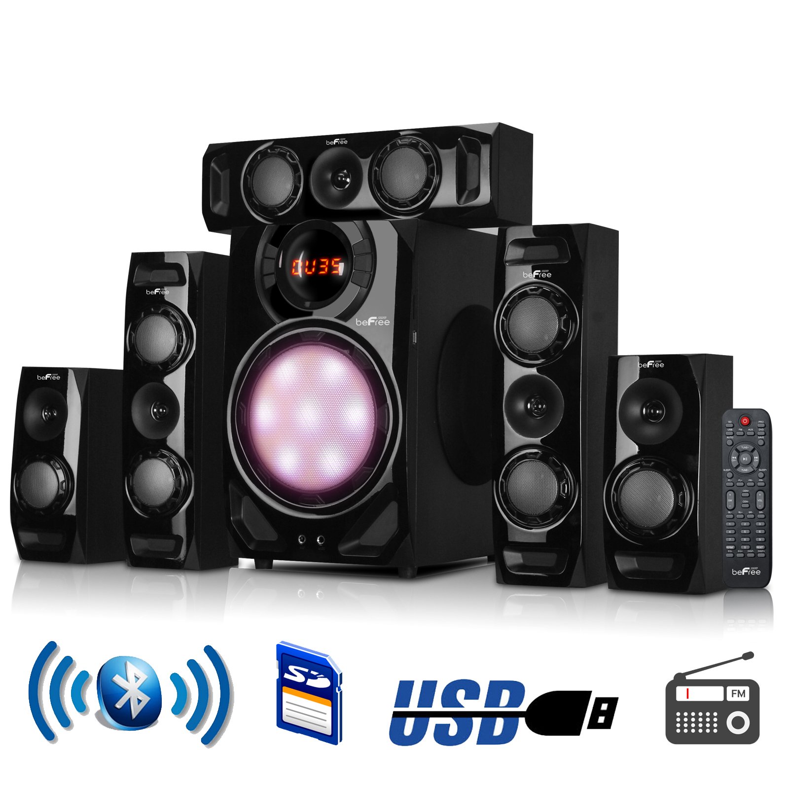 befree 5.1 channel surround sound