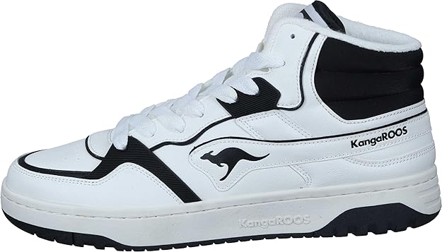 KangaROOS Zapatillas K-fe Dustin Para Hombre, Color Blanco Y Negro