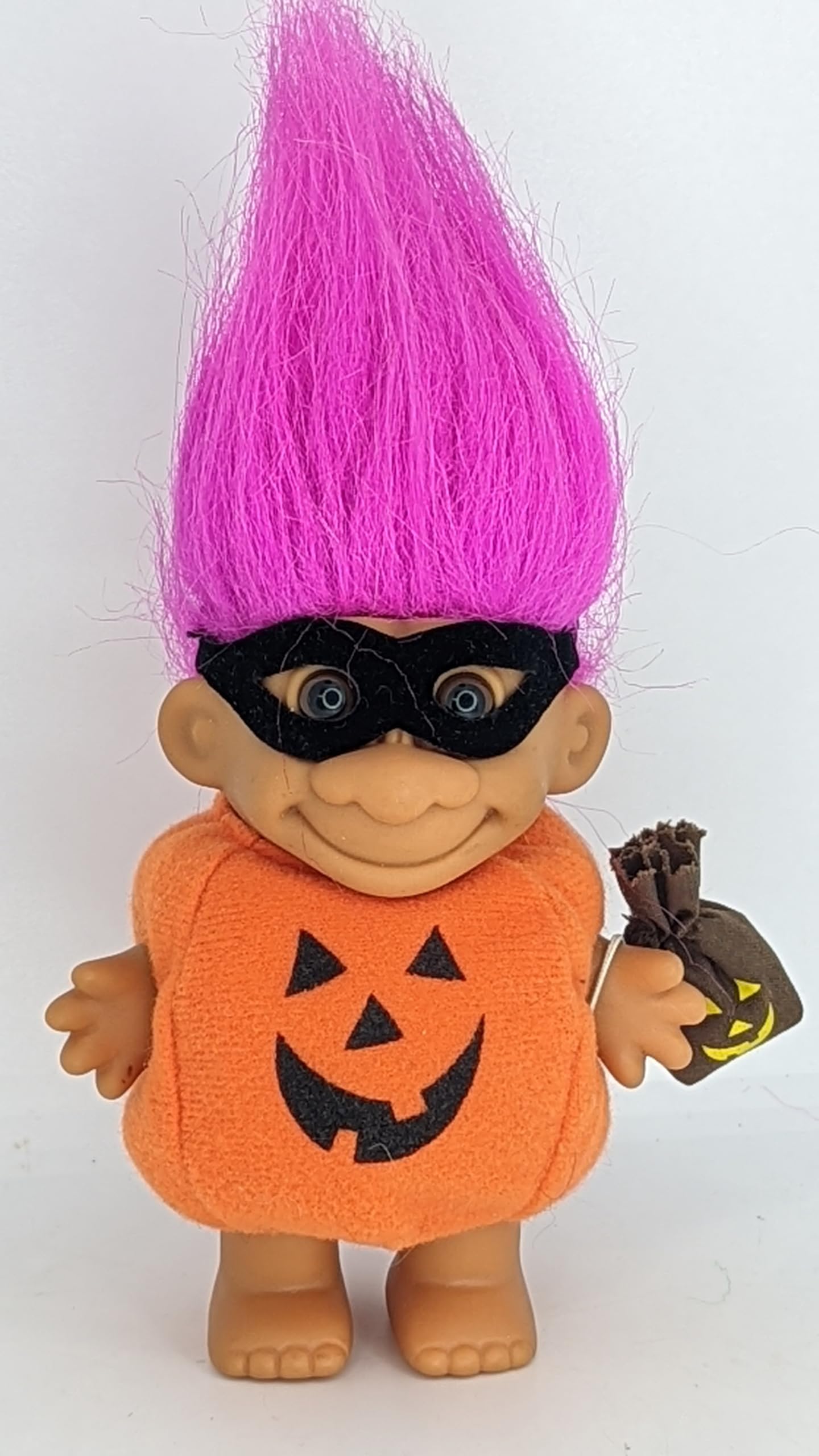 Troll Vintage Halloween Decor Trick or Treat Pumpkin mask 5
