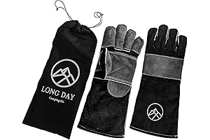 Heat-Resistant Fire Gloves for Camping