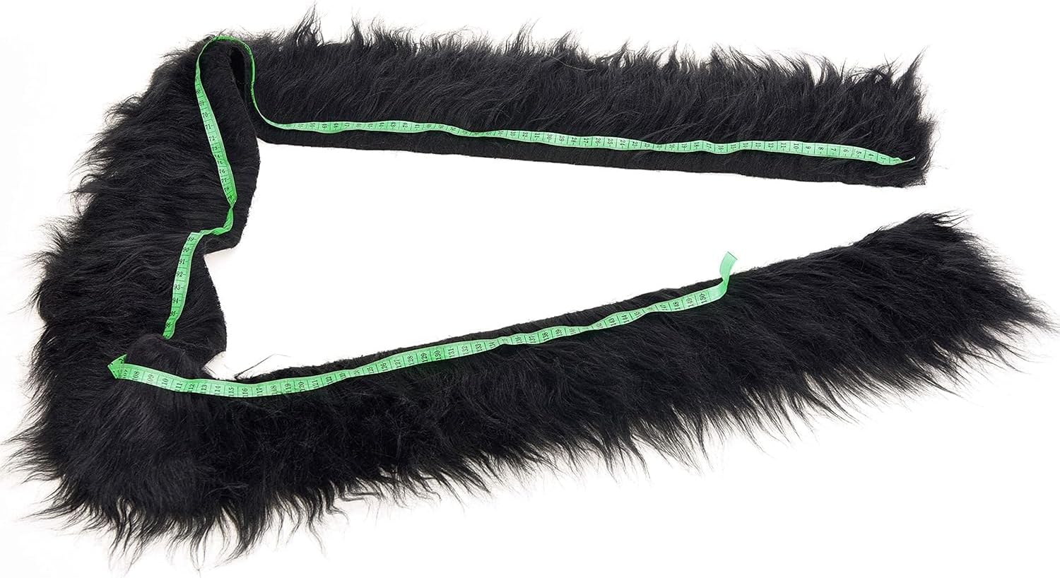 Shaggy Plush Faux Fur Fabric Precut Strips Fluffy Fuzzy Craft Fur for Gnomes Beard Hair Cosplay Costume Dwarf Decoration