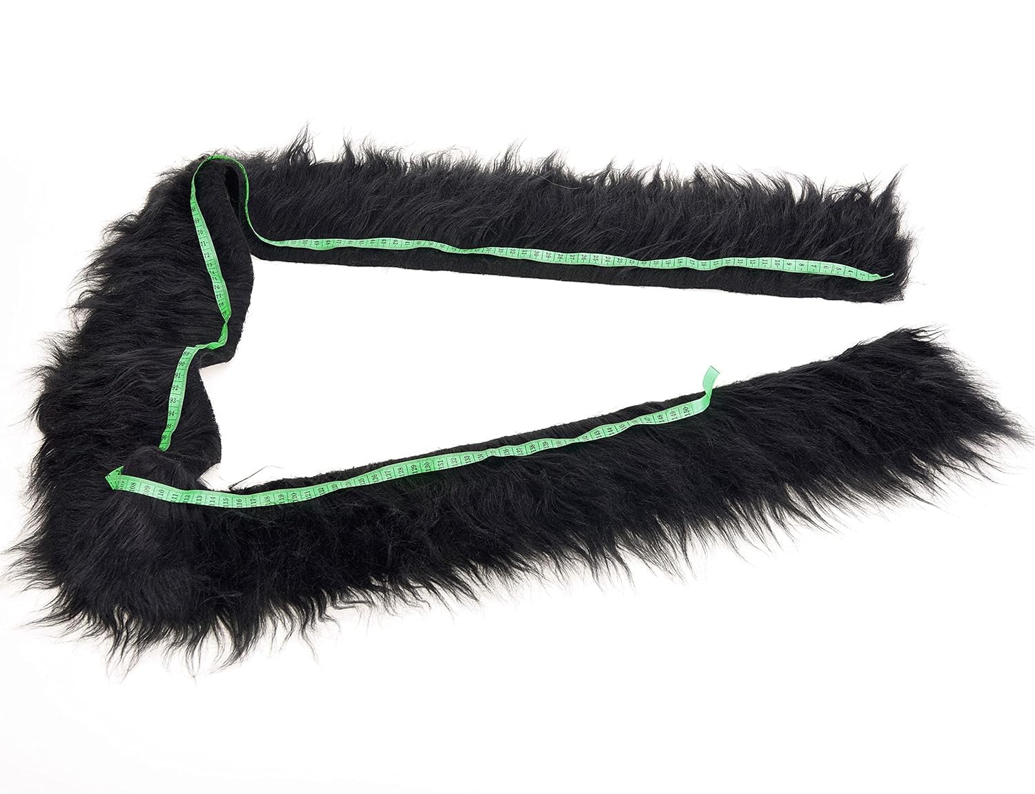 Shaggy Plush Faux Fur Fabric Precut Strips Fluffy Fuzzy Craft Fur for Gnomes Beard Hair Cosplay Costume Dwarf Decoration