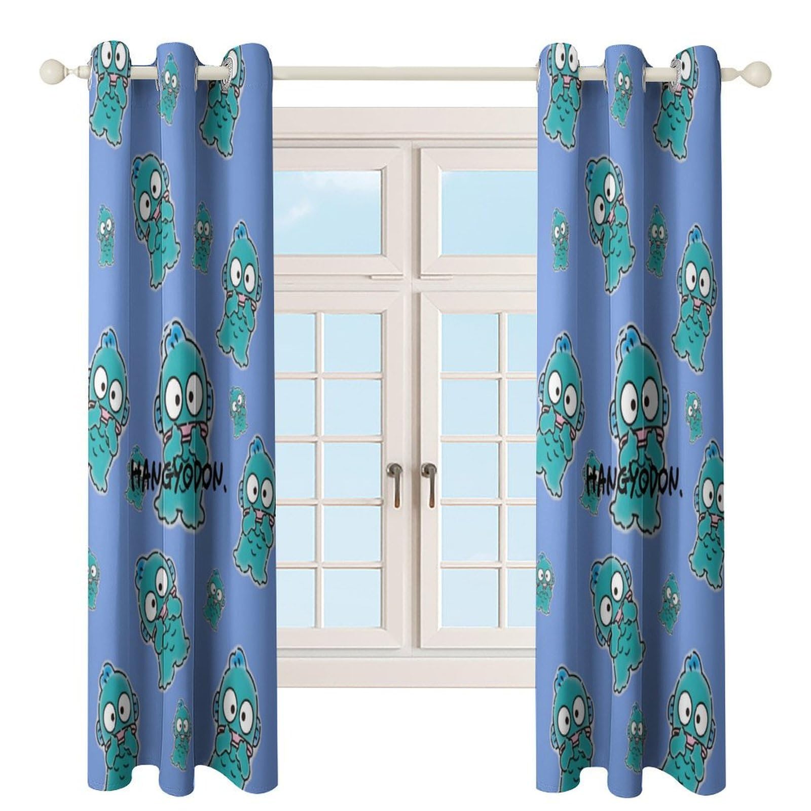 Amazon｜ハンギョドンカーテン 遮光 断熱 防寒 カーテン2枚セット 昼夜