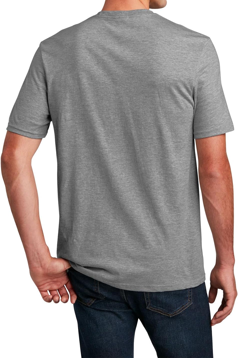 Pack of 6 Men’s Casual Stylish Plain T-Shirts – Multipack Short-Sleeve Crewneck Tshirt for Man (Soft Cotton Blend) - Image 3