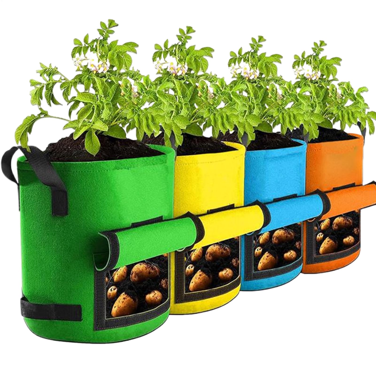 Sacs de Culture pour Pommes de Terre Pot à Tomates en Tissu Non Tissé