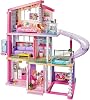 Barbie Dreamhouse Adventures playset, Dreamhouse large three-story dolls house, pink with transforming accessories FHY73