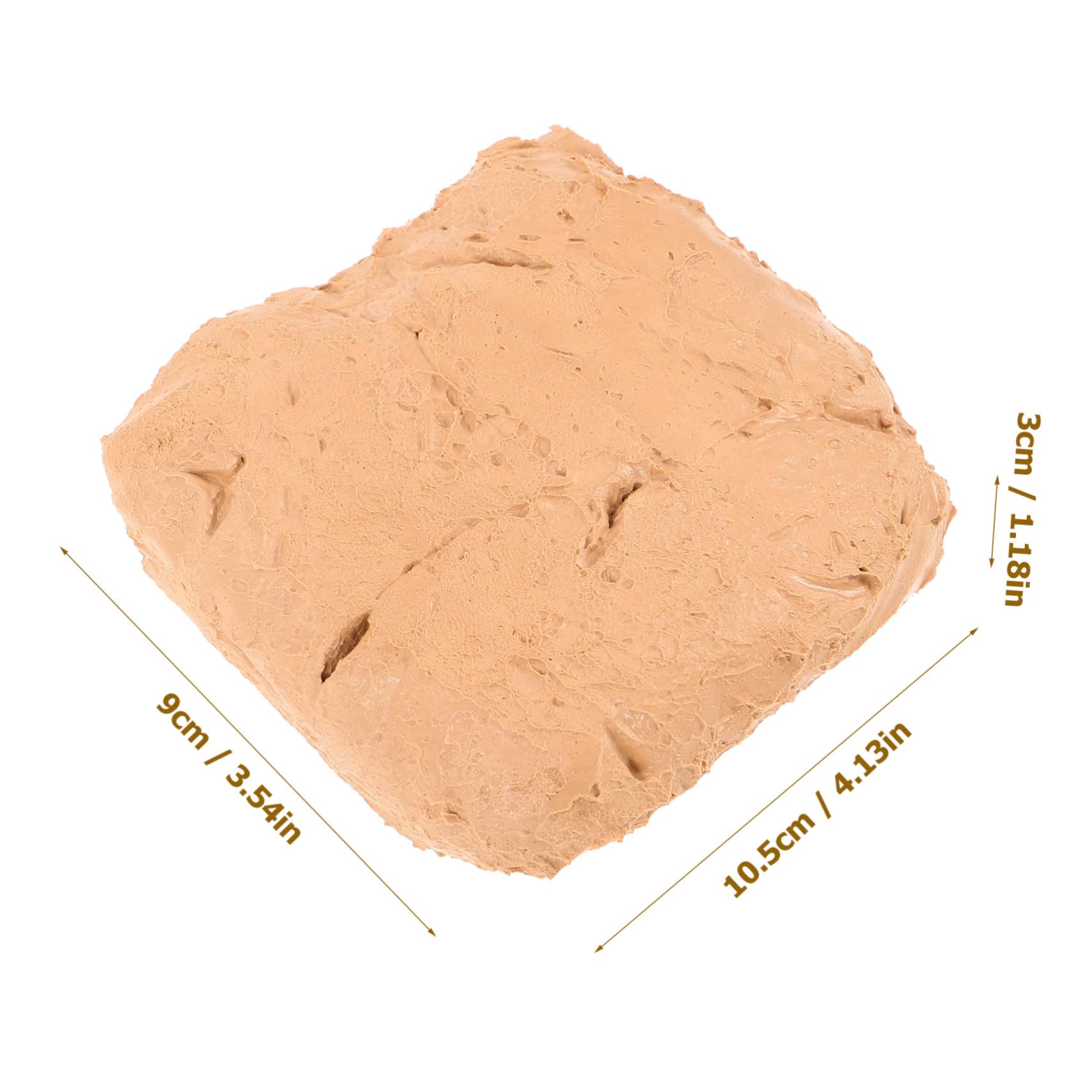Arcilla para Modelar para Bricolaje 6 Piezas Beige Abs para Manualidades | Textura Suave y Firme, 200g por Bolsa, para Principiantes en Modelado DIY