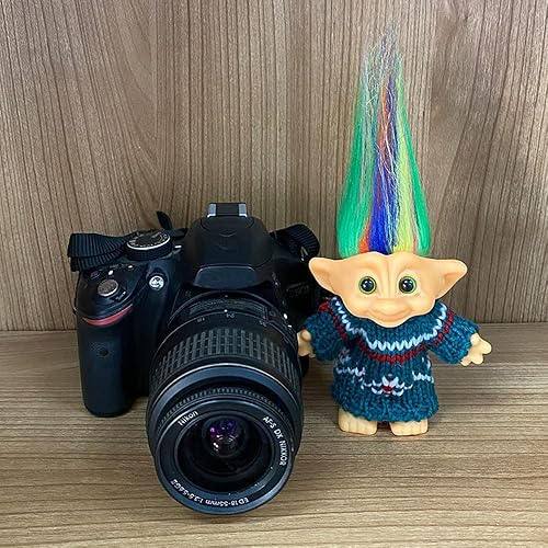 Miniatura 3 de Muñecos Lucky Troll, lindas muñecas vintage Troll cromáticas adorables para colecciones, proyectos escolares, artes y manualidades, recuerdos de